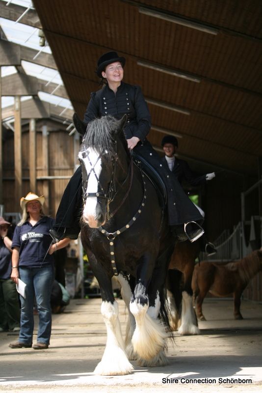 Corinna und Ich auf dem Weg in die Halle
