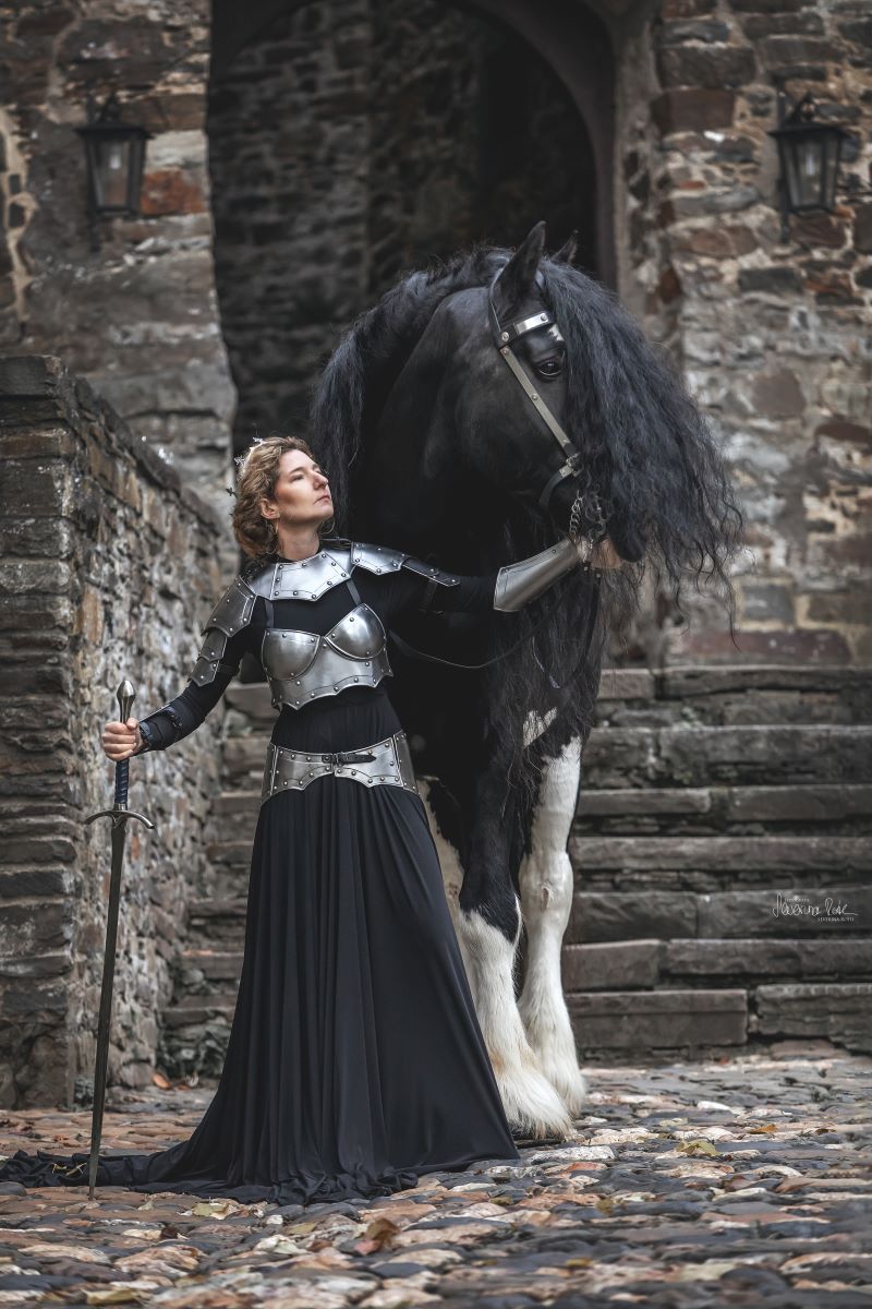 Hengst Oscar und Jenny