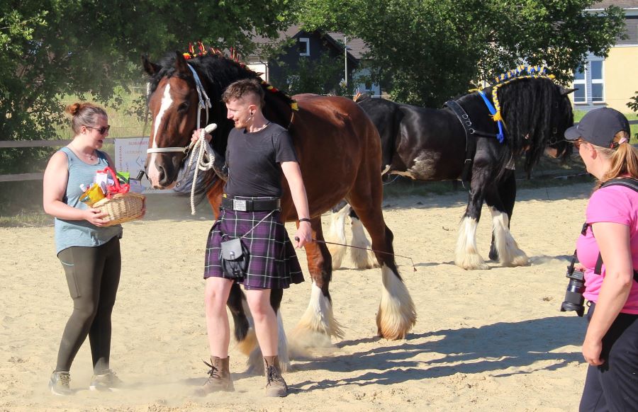 Chris mit Warrior "Best Newcomer"