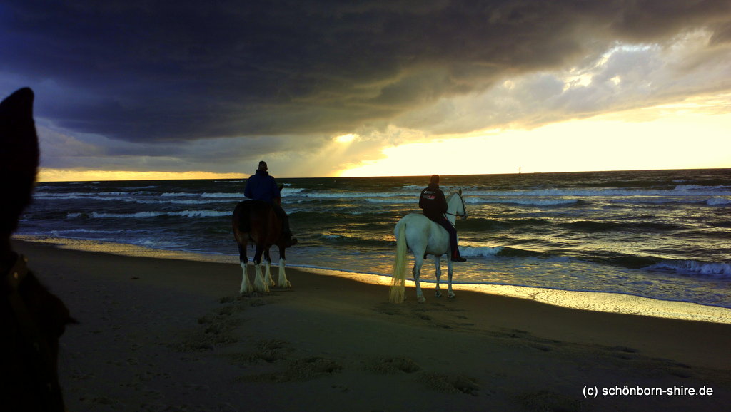 Abendstimmung am Strand